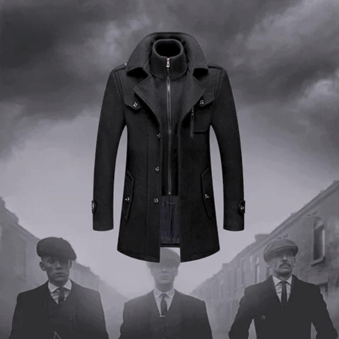 Laluna® | Stijlvolle Peaky Blinders Winterjas